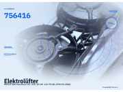 Elektrolüfter ROVER 400 Hatchback (RT) 756416 VALEO 756416