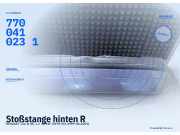Stoßstange hinten RENAULT Clio II (B) 7700410231
