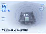 Widerstand Gebläsemotor VW Lupo (6X/6E) 1J0819022A