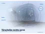 Türscheibe rechts vorne VW Polo II (86C)