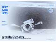 Lenkstockschalter Touring BMW 3er Touring (E46) 320i 110 kW (10.1999–09.2000) 837644391