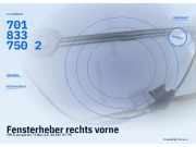 Fensterheber rechts vorne VW Transporter T4 Bus 7018337502