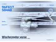 Wischermotor vorne FORD Fiesta IV (JA, JB) 96FG17504AB