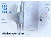 Wischermotor vorne VOLVO 460 (464) 0390246313