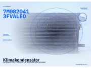 Klimakondensator VW Sharan (7M) 7M0820413F VALEO