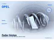 Feder hinten OPEL Meriva A OPEL