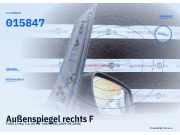 Außenspiegel rechts FORD C-Max 1524486 015847