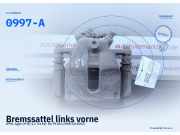 Bremssattel links vorne OPEL Agila (H-B) 93192956 0997-A