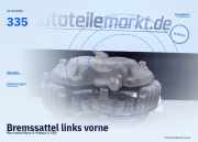 Bremssattel links vorne Mercedes-Benz S-Klasse (V221, W221) 335
