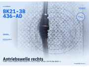 Antriebswelle rechts FORD Transit Custom V362 Kasten (FY, FZ) BK213B436AD BK21-3B436-AD