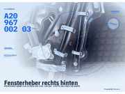 Fensterheber rechts hinten MERCEDES-BENZ CLK (C209) A2096700203