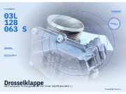 Drosselklappe VW Transporter T6 Fahrgestell 076128063A 03L128063S