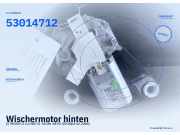 Wischermotor hinten CITROEN C2 9637158780 53014712