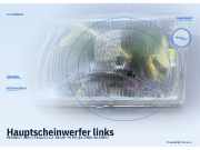 Hauptscheinwerfer links PEUGEOT 205 I (741A/C)