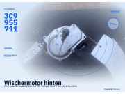 Wischermotor hinten VW Passat B6 Variant (3C5) 3C9955711