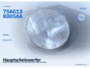 Hauptscheinwerfer FORD Escort III (GAA) 75AG13K005AA