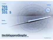 Heckklappendämpfer VW Transporter T4 Bus 701829331S