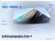 Außenspiegelglas links AUDI 80 Avant (8C, B4) 302-0004-1