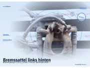 Bremssattel links hinten NISSAN Qashqai II (J11)