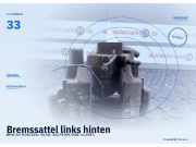 Bremssattel links hinten BMW 5er (E28) 33