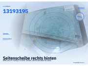 Seitenscheibe rechts hinten OPEL Astra H Twintop 13193195
