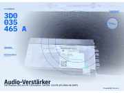 Audio-Verstärker VW Phaeton 3D0035465A