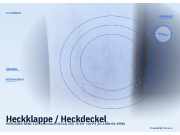 Heckklappe / Heckdeckel MERCEDES-BENZ 124 Stufenheck (W124) Weiß