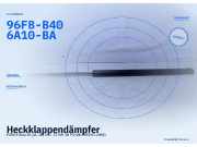 Heckklappendämpfer FORD Fiesta IV (JA, JB) 96FB-B406A10-BA