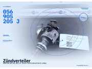 Zündverteiler AUDI 80 (81, 85, B2) 0237020045 056905205J