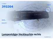 Lampenträger Heckleuchte rechts OPEL Astra G Caravan (T98) R393202 393204