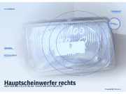 Hauptscheinwerfer rechts AUDI 100 (43, C2)