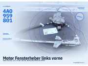 Motor Fensterheber links vorne AUDI A6 (4A, C4) 4A0959801