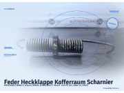 Feder Heckklappe Kofferraum Scharnier MERCEDES-BENZ S-Klasse (W108, W109