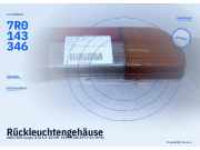 Rückleuchtengehäuse AUDI 100 Coupe (C1) 7R0143346