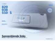 Sonnenblende links RENAULT Twingo II (CN0) 8200385101