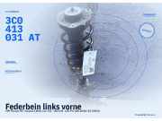 Federbein links vorne VW Passat B7 Variant (365) 3C0413031AT