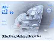 Motor Fensterheber rechts hinten FIAT Croma (194) 0071740206 00517461550