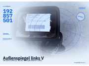 Außenspiegel links VW Golf II (19E) 192857501