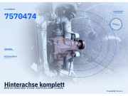 Hinterachse komplett BMW 5er (E60) 7570474