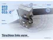 Türschloss links vorne AUDI 80 (89, 89Q, 8A, B3) 893837015C