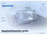 Hauptscheinwerfer rechts FORD Escort V (GAL) 1854942