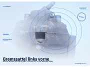 Bremssattel links vorne MAZDA Tribute (EP)