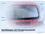 Heckklappe mit Fensterausschnitt OPEL Astra F Caravan