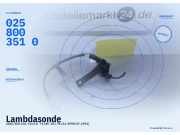 Lambdasonde AUDI 100 (4A, C4) 0258003510