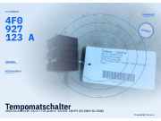 Tempomatschalter AUDI A6 Avant (4F, C6) 4F0927123A