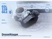 Drosselklappe VW Caddy III Kasten (2KA) 03L128063Q