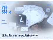 Motor Fensterheber links vorne CITROEN C4 Stufenheck (L) 9681576080