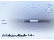 Heckklappendämpfer links VW Golf II (19E)