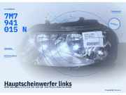 Hauptscheinwerfer links SEAT Alhambra I (7V) 7M7941015N