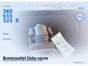 Bremssattel links vorne VW Polo V (6R, 6C) 1K0615123D